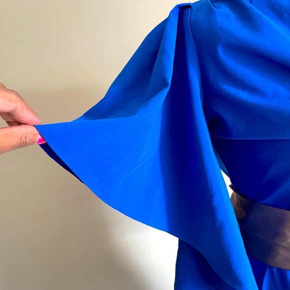 NWT Beautiful blue dress with belt - Picture 5 of 5